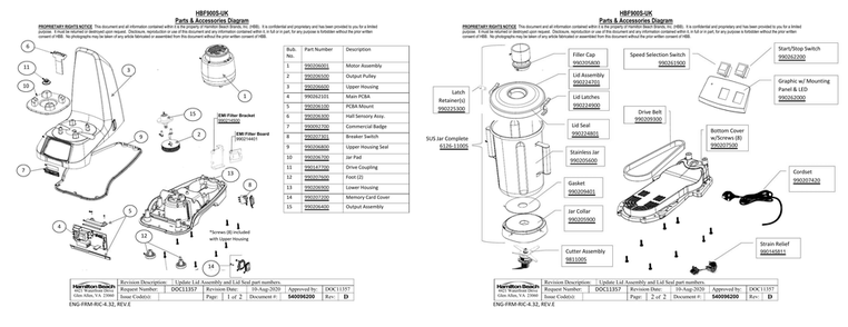 Part Location Diagram of 990207301 Hamilton Beach Circuit Breaker/Switch, Red Lighted
